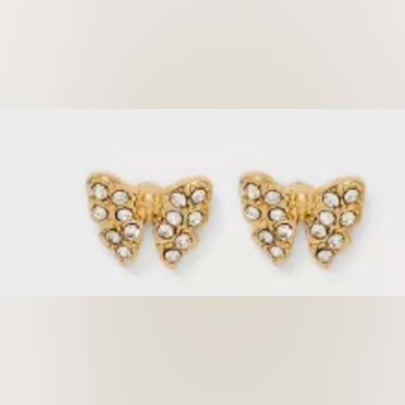 Sugarfix by BaubleBar Jewelry - Sugarfix by BaubleBar Gold Colored Bow Earrings